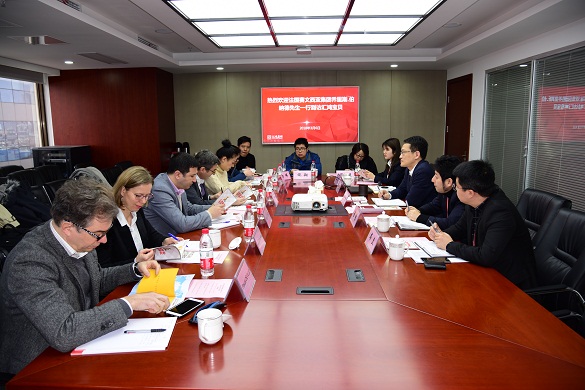 法國(guó)賽文西亞集團(tuán)一行到訪匯鴻寶貝公司