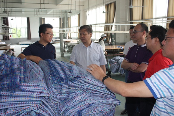 蔣金華副總裁一行調研匯鴻中天公司下屬企業(yè)